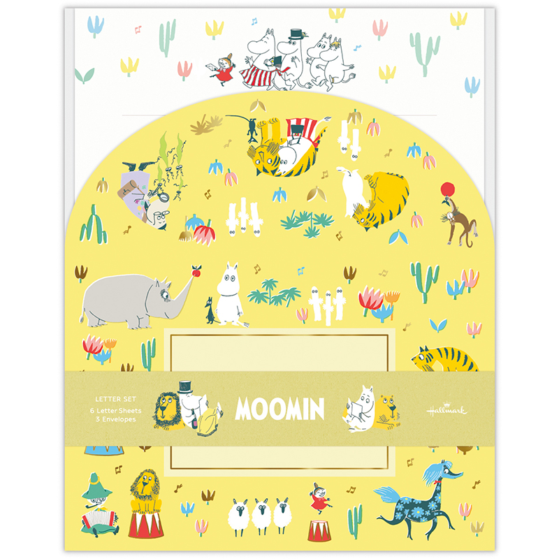 MOOMIN ムーミン レターセット MOADイエロー/843-397